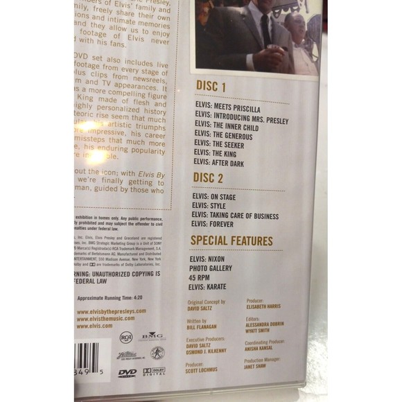 Elvis By the Presleys (DVD, 2005, 2-Disc Set) - Picture 3 of 4